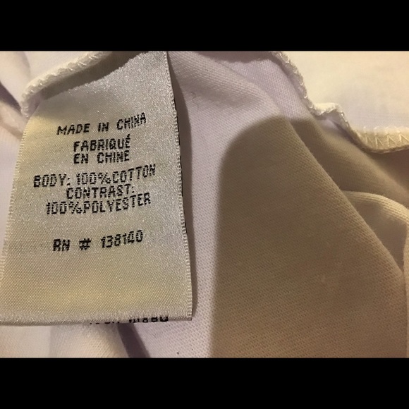 Shirt 2XL White Multi Color Born-Fly USA NWT - Picture 7 of 8